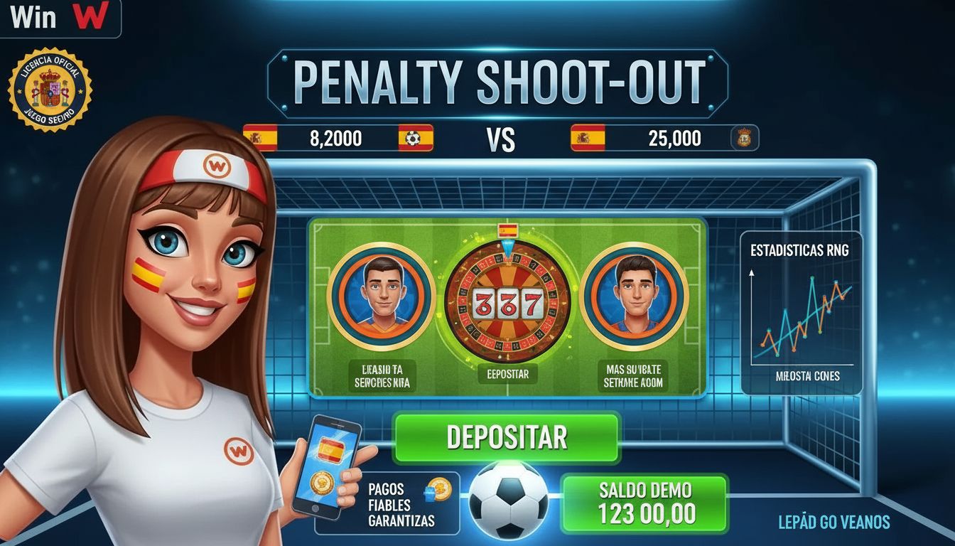 Interfaz de casino con licencia española mostrando opción de depósito y estadística de RNG